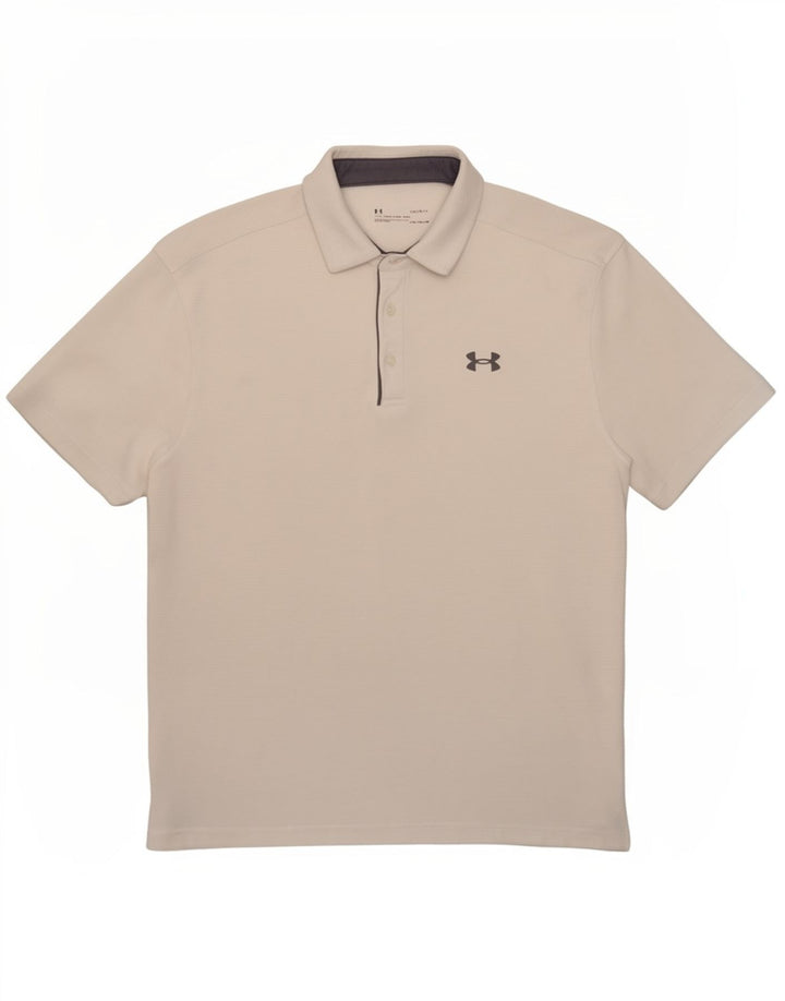 Under Armour Polo Homme Grand Blanc Polyester Sports