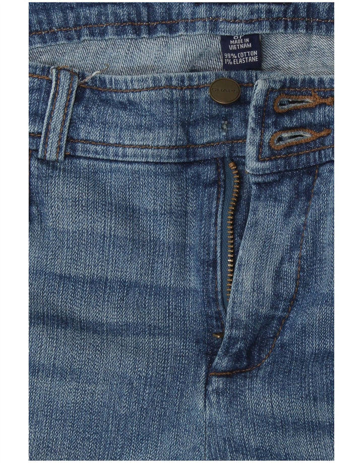 Chaps Femme Petite Capri Jeans US 8 Medium W30 L21 Bleu Coton