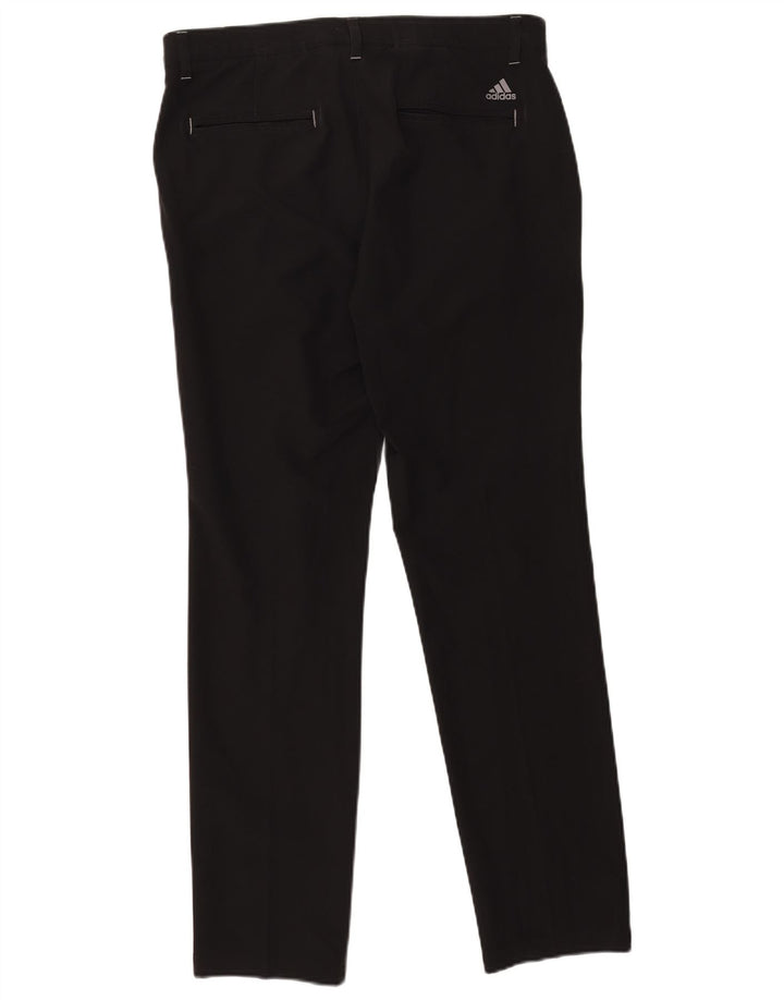 Adidas Pantalon Chino Droit Homme W32 L32 Noir Polyester