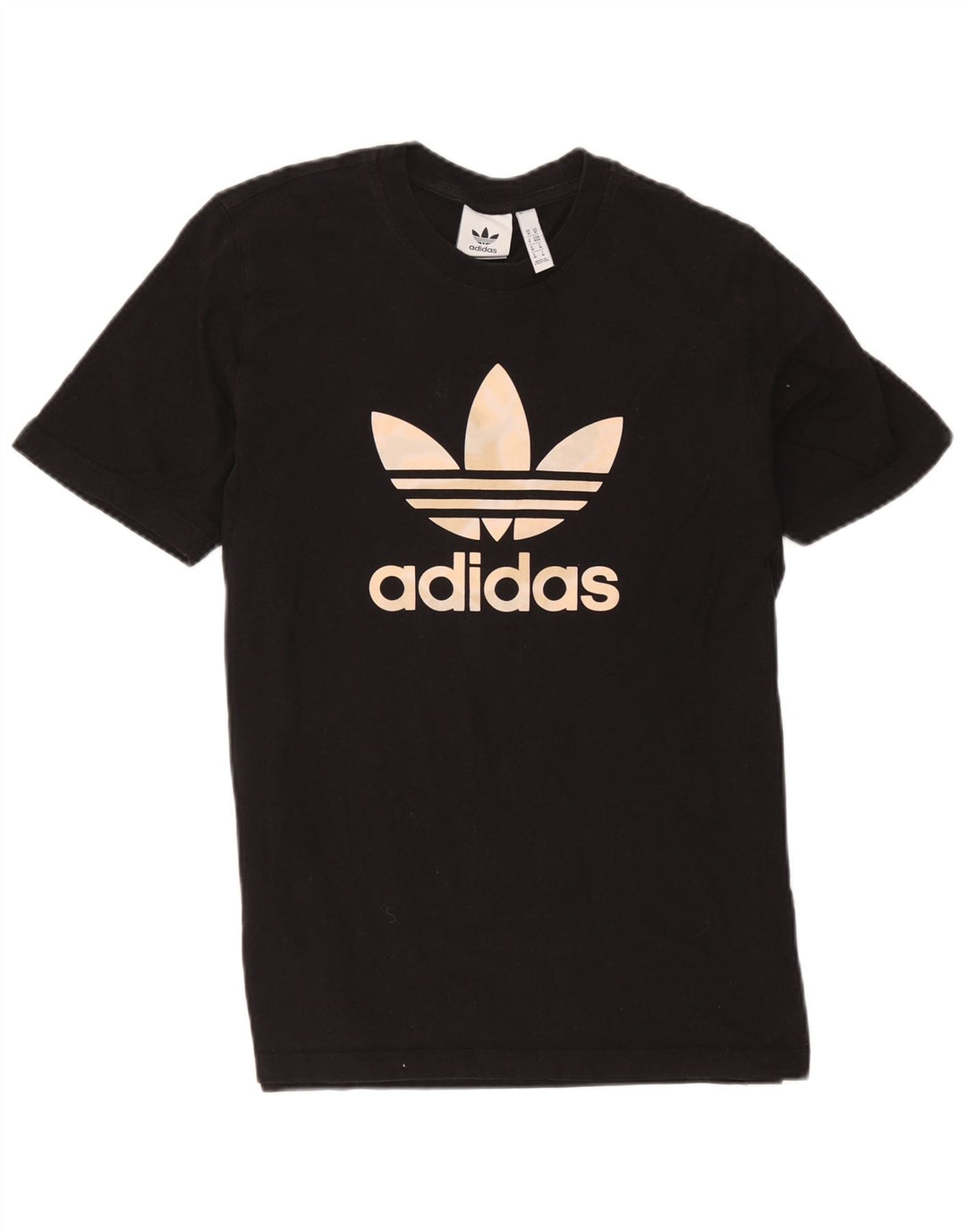 Adidas T-shirt graphique pour homme en coton noir moyen