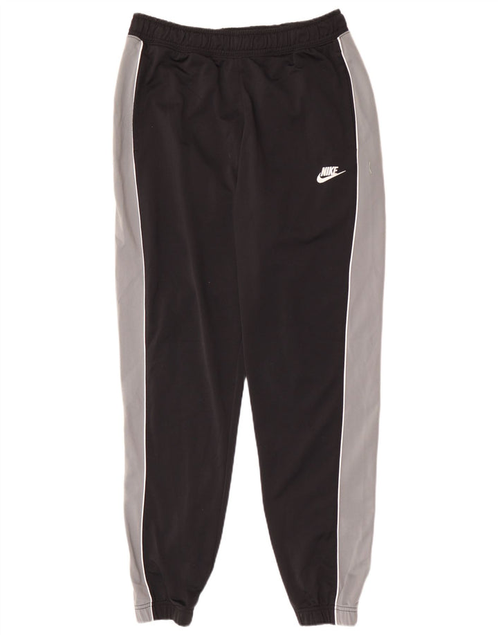 Nike Pantalon de survêtement pour homme Pantalon de jogging Large Noir Colorblock Polyester