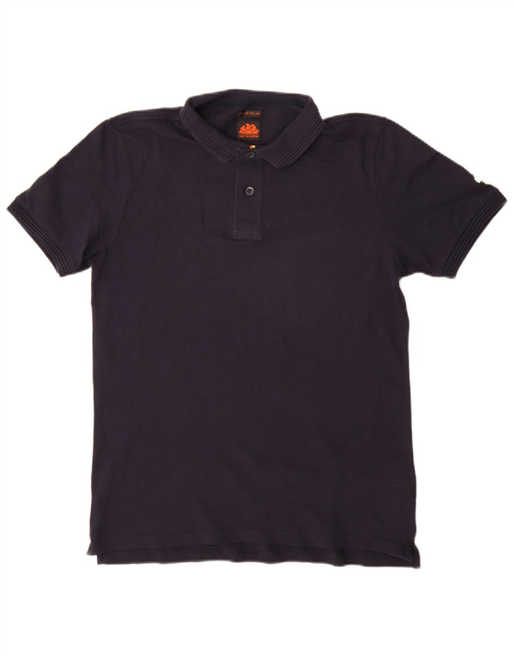 Sundek Polo Homme Bleu Marine Moyen Coton
