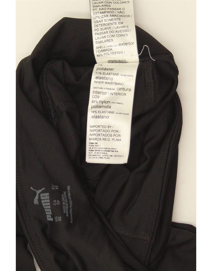 Puma Leggings Femme UK 4 XS Noir Polyester
