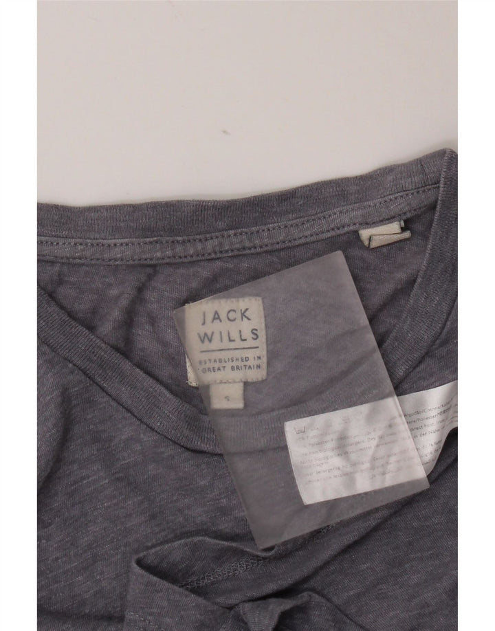 Jack Wills T-Shirt Homme Petit Haut Bleu Moucheté Coton
