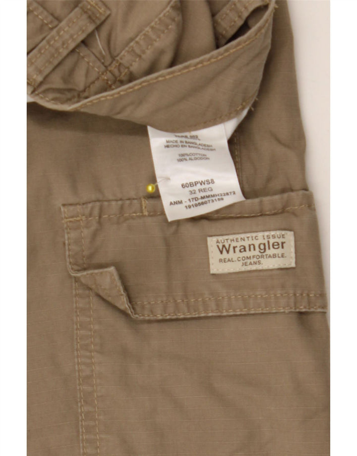 Wrangler Short cargo pour homme W32 en coton marron moyen