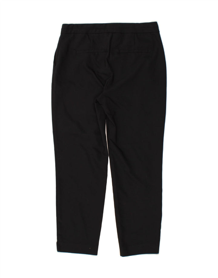 MONSOON Womens Slim Suit Trousers UK 12 Medium W30 L26 Black Polyester Vintage Monsoon and Second-Hand Monsoon from Messina Hembry 