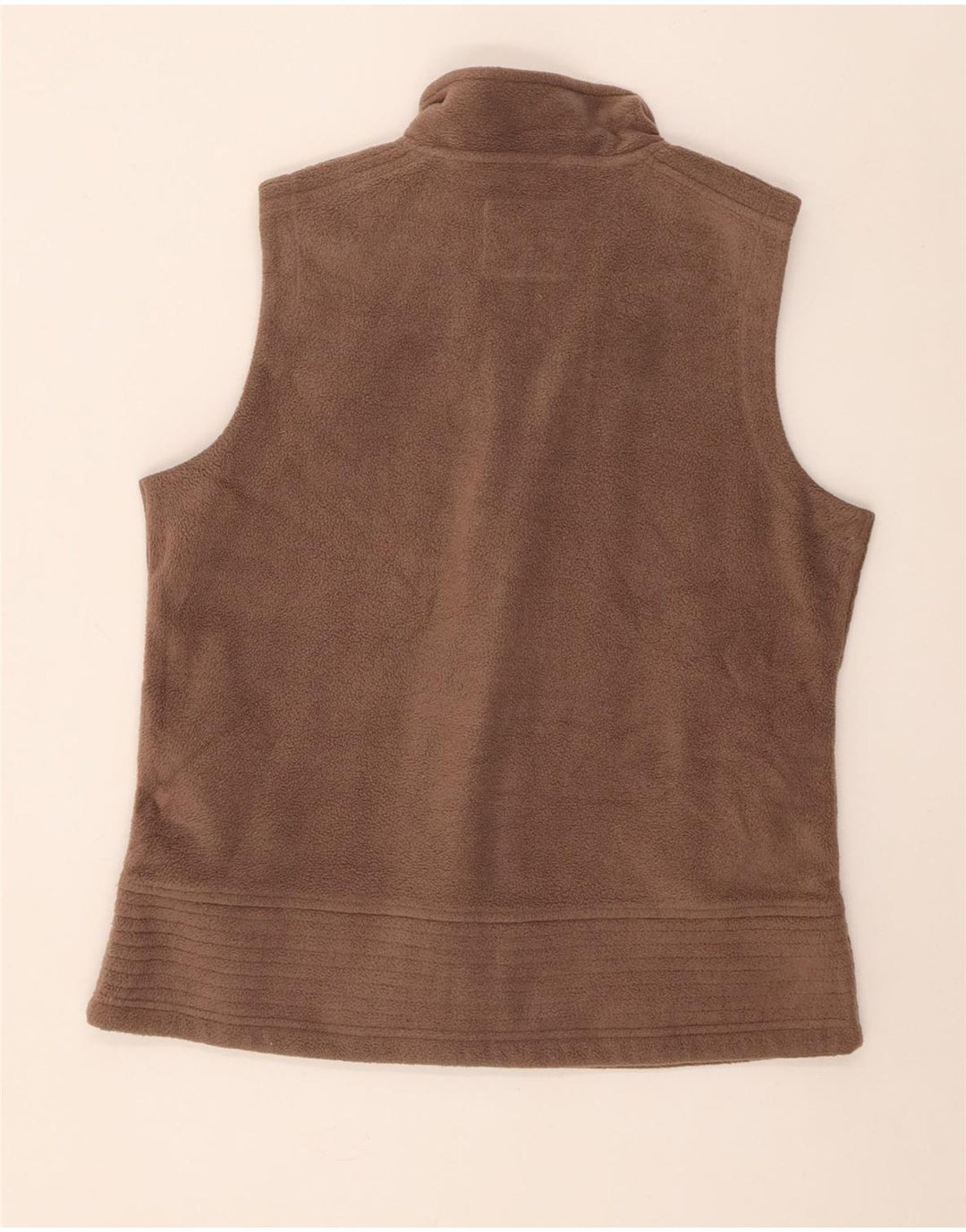 M&Co Gilet Polaire Femme UK 16 Large Marron Polyester