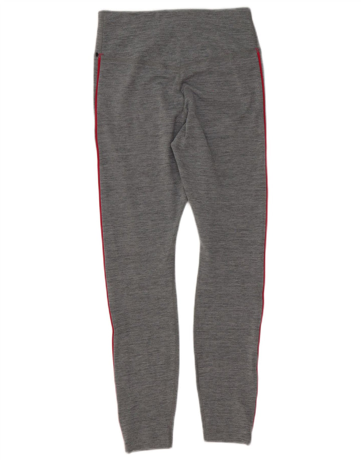 Nike Legging graphique Dri Fit pour femme UK 10 Small Gris Polyester