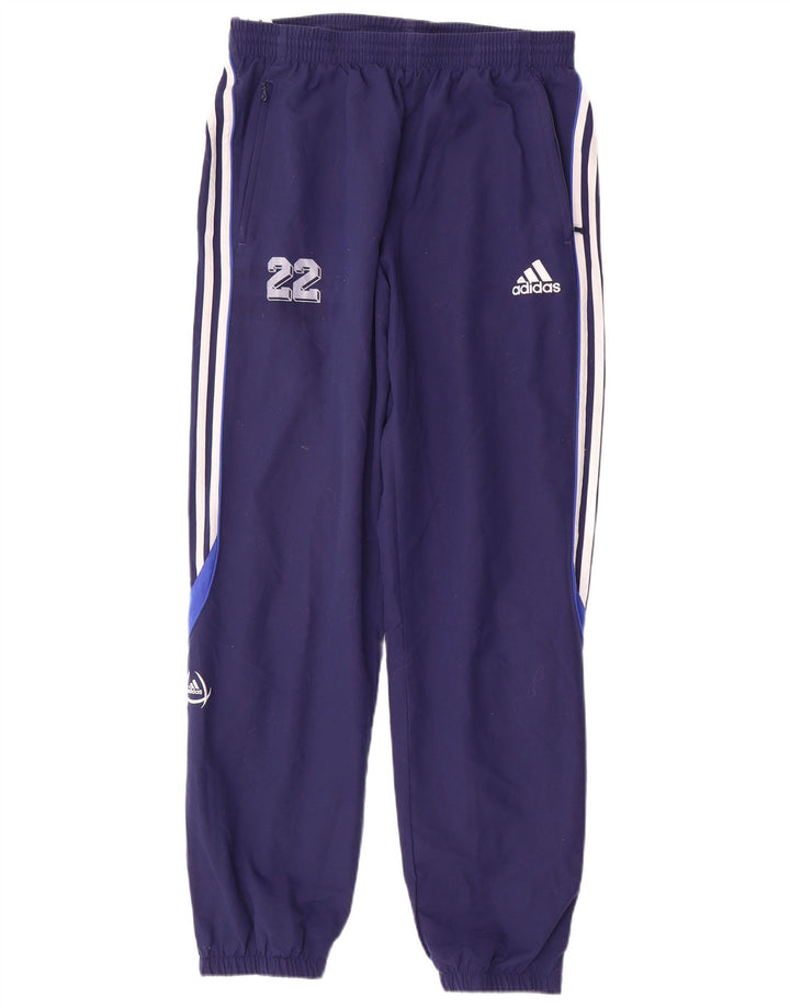 ADIDAS Pantalon de survêtement graphique pour homme UK 42/44 Large Bleu marine
