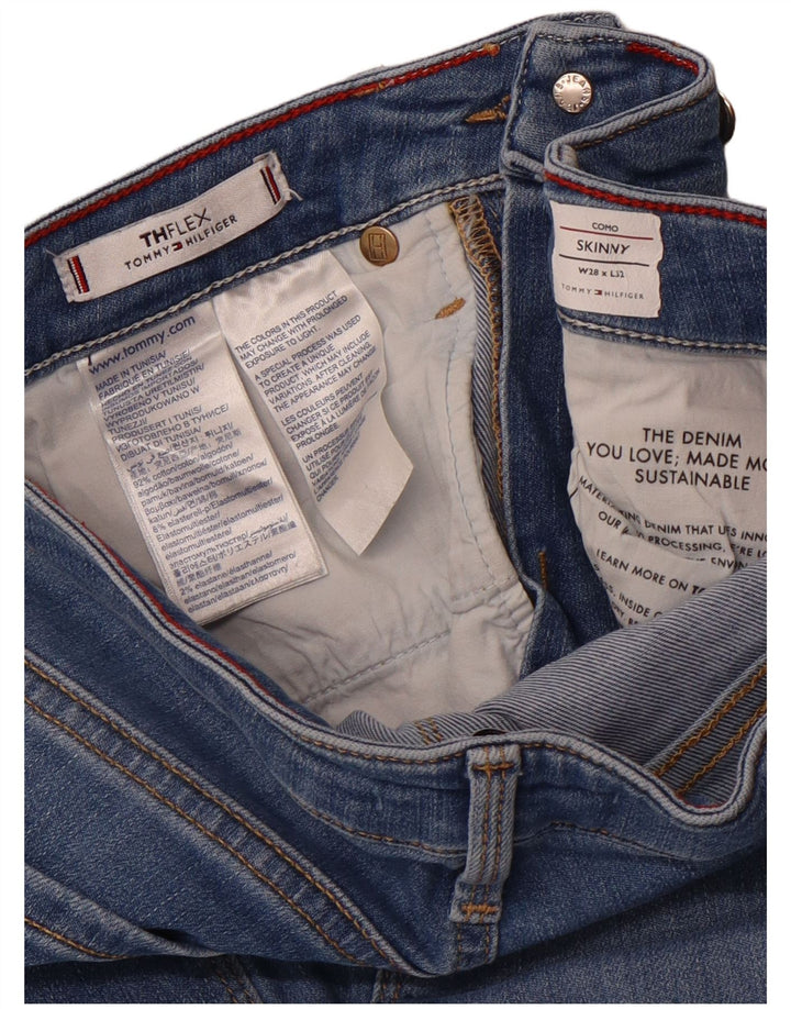 TOMMY HILFIGER Jean Flex Skinny Femme W28 L27 Bleu Coton