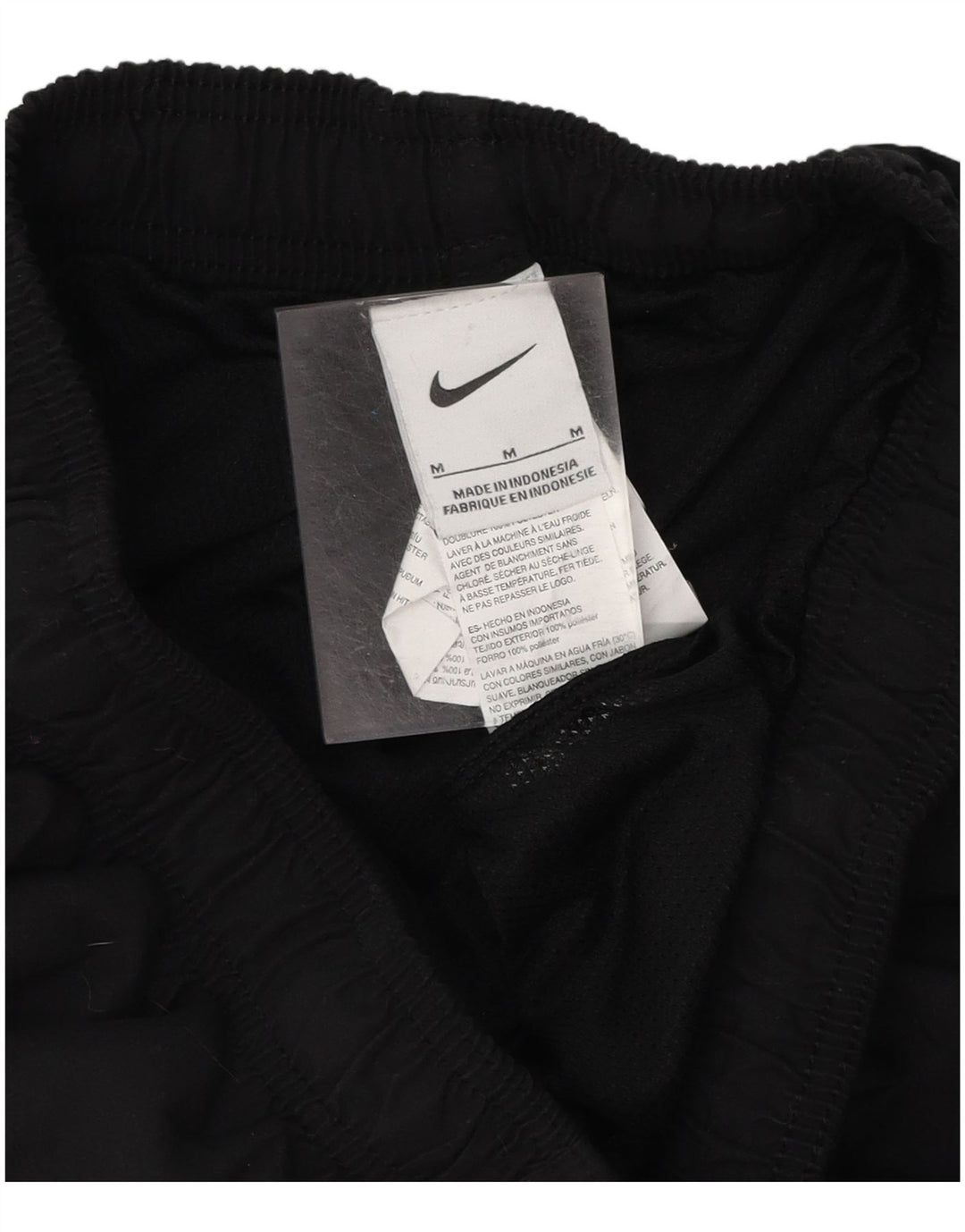 NIKE Short de sport pour femme UK 12 Medium Noir Polyester