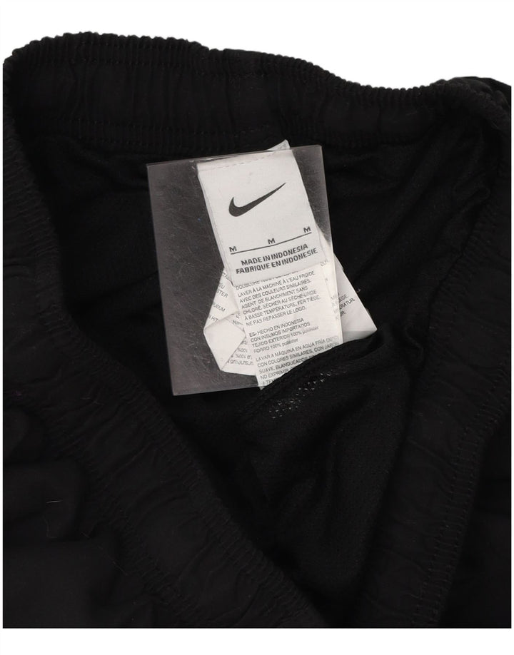 NIKE Short de sport pour femme UK 12 Medium Noir Polyester