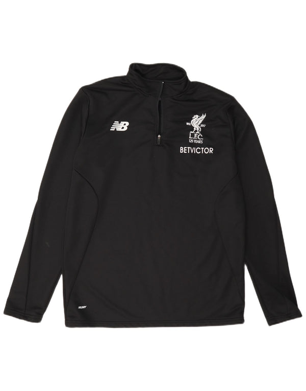 New Balance Haut de survêtement à col zippé Liverpool Graphic pour hommes XL Noir