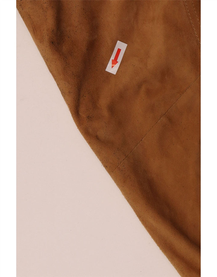 Christian Berg Veste Bomber En Daim Pour Homme IT 56 3XL Cuir Marron