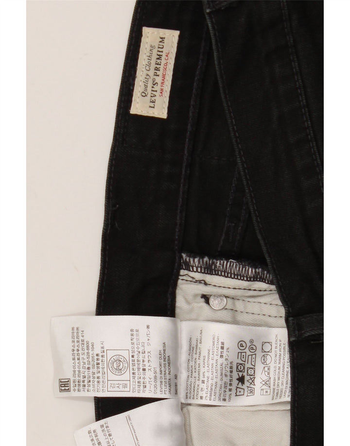 Levi's Jean Slim Homme W31 L32 Noir Coton