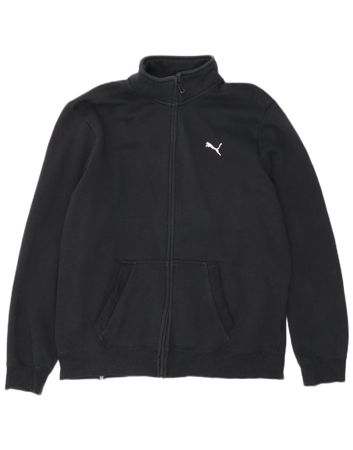 Puma Veste de survêtement pour homme Taille L Noir Coton