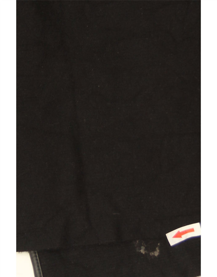 Zara Womens Open Pardessus UK 12 Moyen Noir Viscose