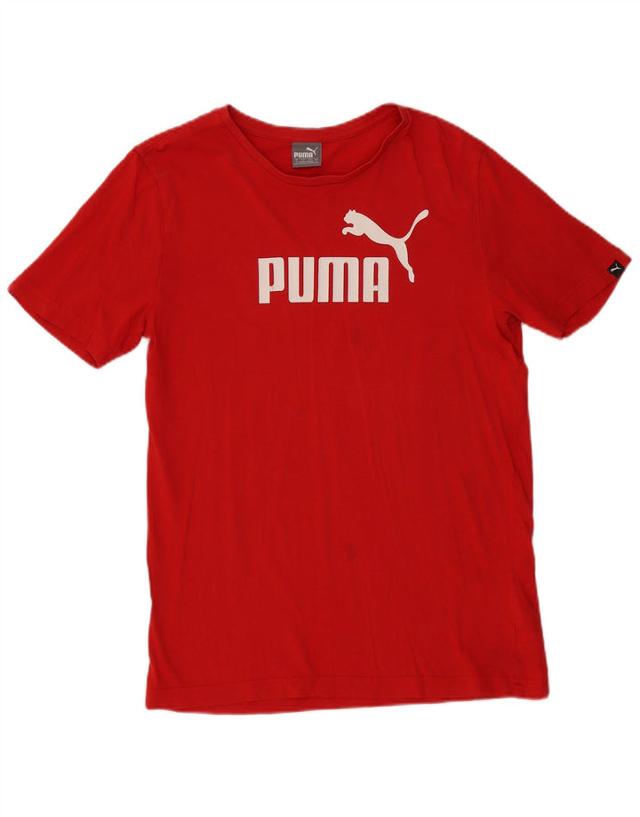 PUMA T-Shirt Graphique Homme Petit Rouge