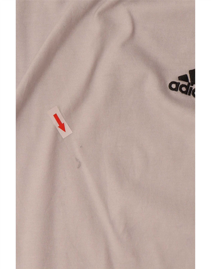 Adidas T-Shirt Homme Haut Grand Coton Blanc