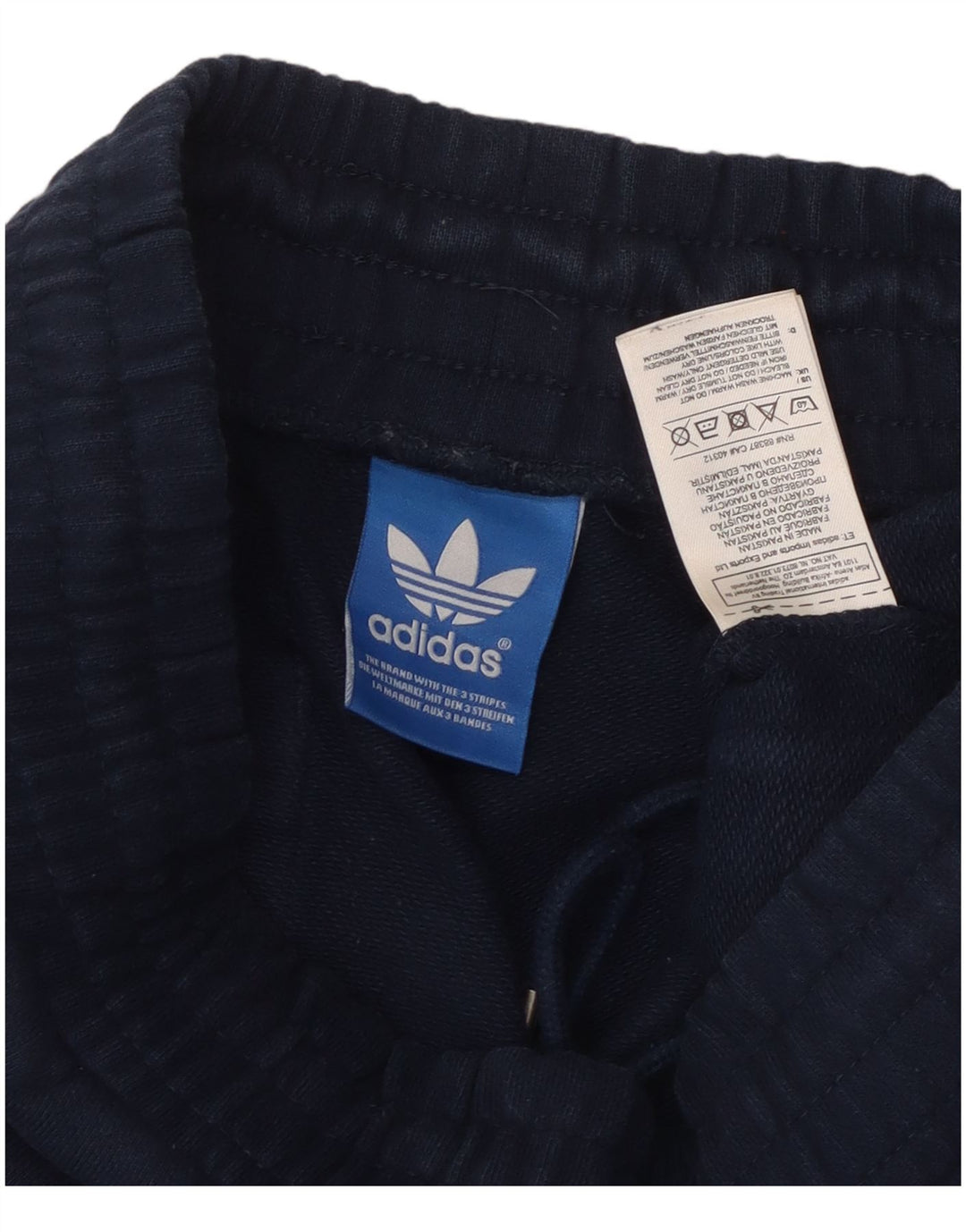 Adidas Pantalon de survêtement pour homme en coton bleu marine moyen