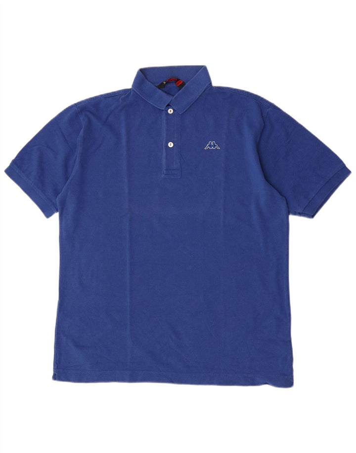 Kappa Polo Homme Bleu Moyen Coton