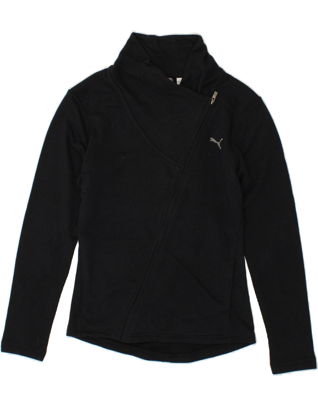 PUMA Veste de survêtement pour femme UK 10 Small Noir