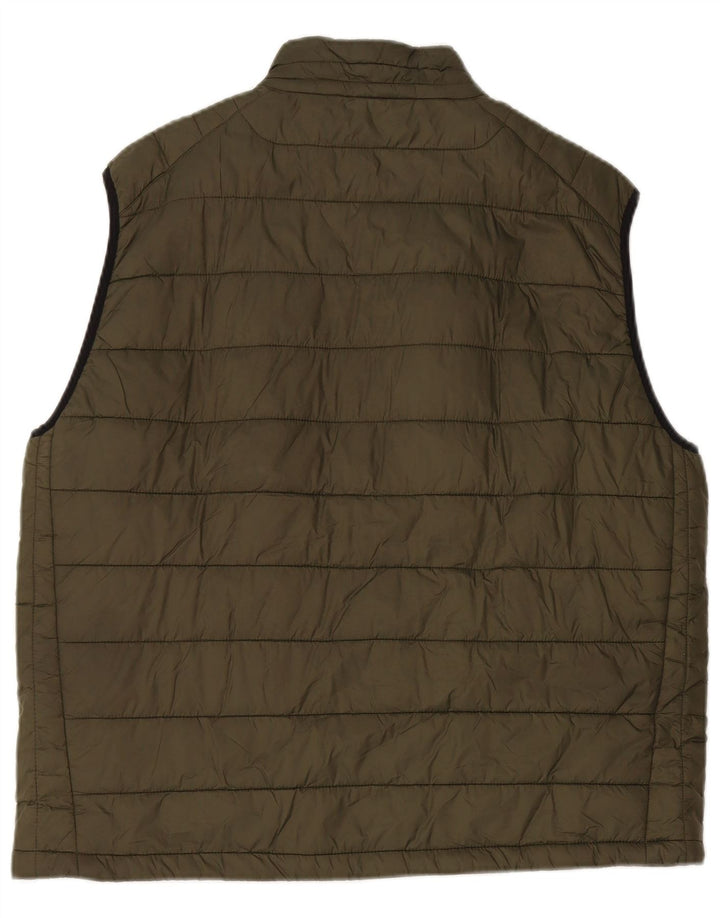 Zara Gilet rembourré pour homme UK 44 2XL Kaki
