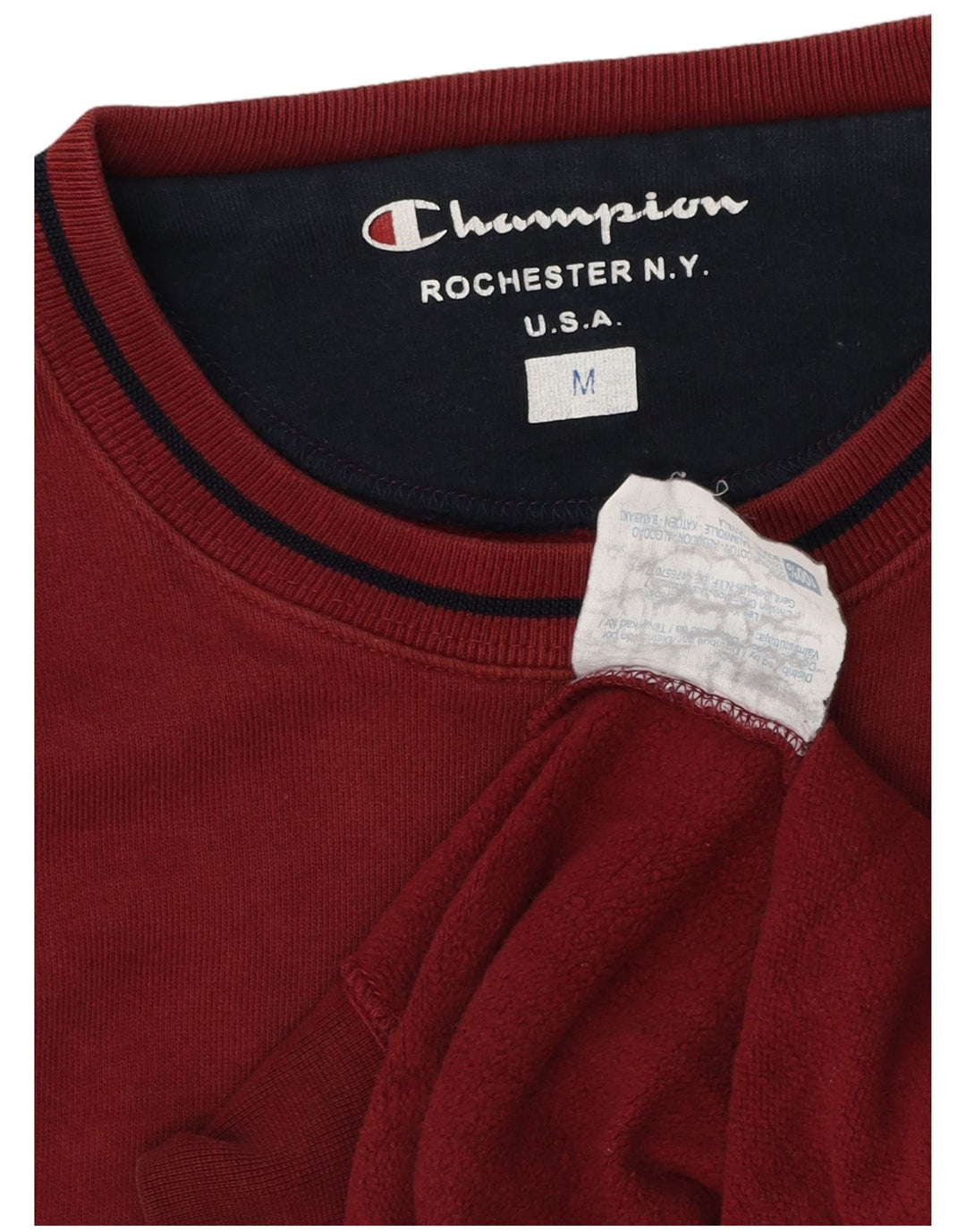 Champion Sweat-shirt pour homme en coton bordeaux moyen