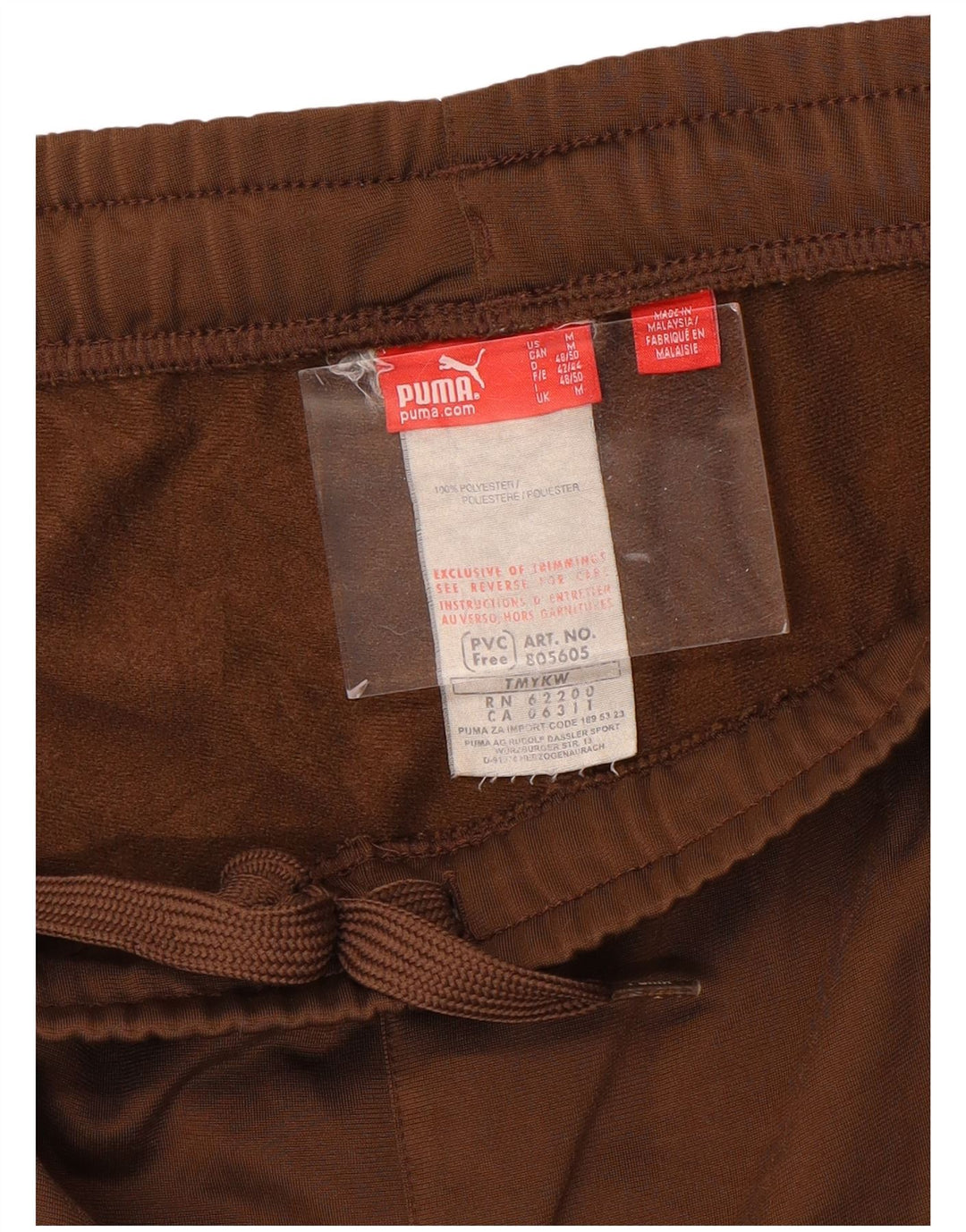 PUMA Pantalon de survêtement pour femme UK 42 Polyester color block marron moyen