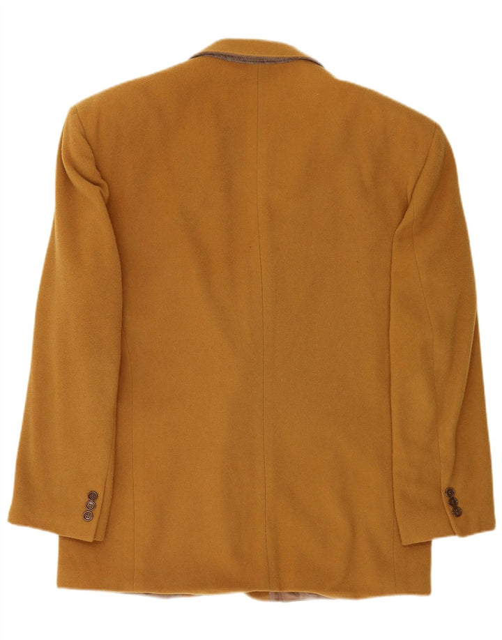 Enrico Coveri Veste Blazer 2 Boutons Homme IT 50 Grande Laine Marron