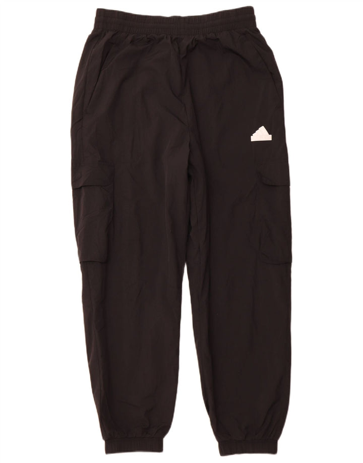 ADIDAS Pantalon de survêtement cargo pour femme UK 14 Noir moyen