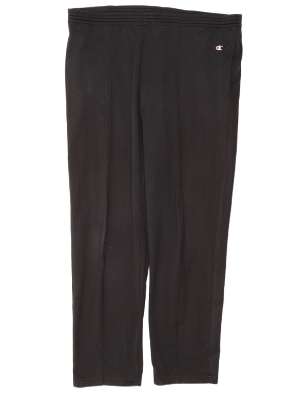Champion Pantalon de survêtement pour homme Large Noir Polyester