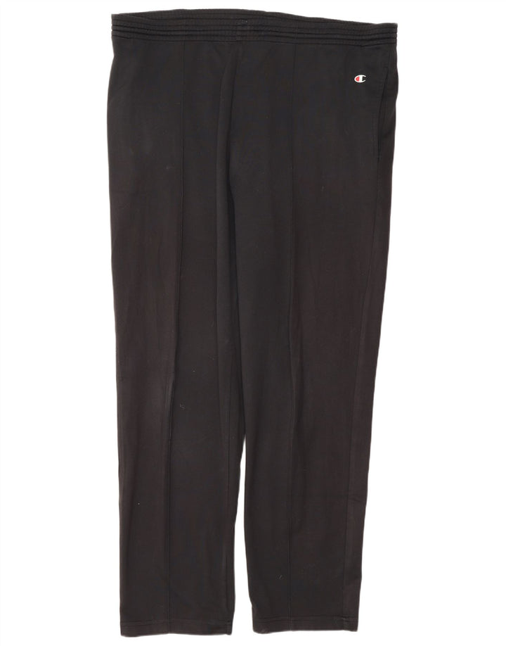Champion Pantalon de survêtement pour homme Large Noir Polyester