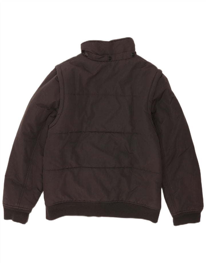 Carhartt Veste rembourrée pour homme UK 38 Medium Noir Nylon