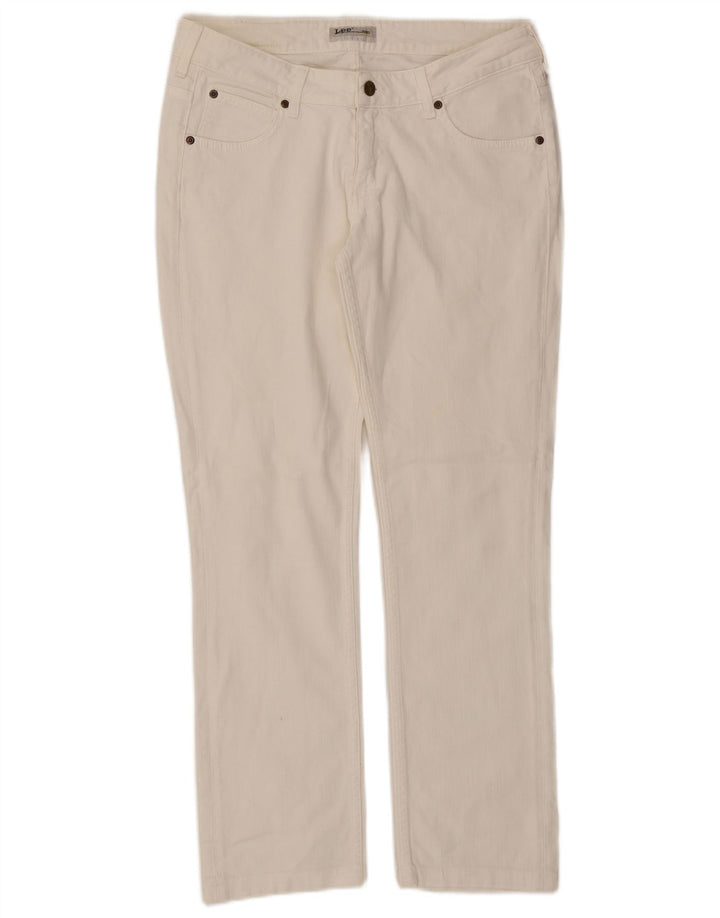 Lee Jean Droit Norma Femme W31 L29 Coton Blanc