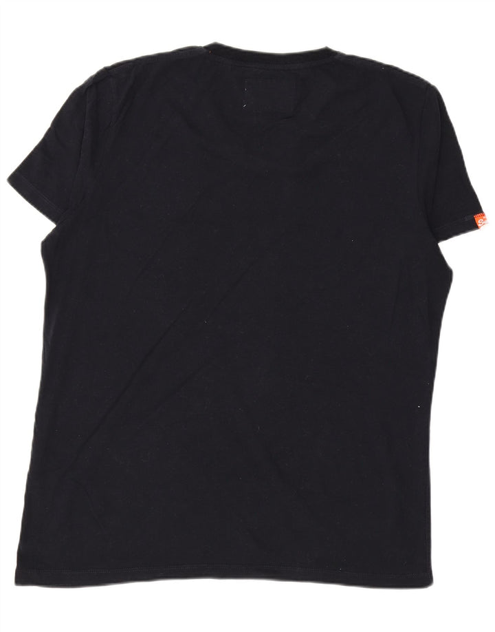 SUPERDRY T-Shirt Homme Top 2XL Noir