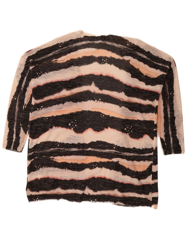 Marks & Spencer Pull cardigan à manches 3/4 pour femme UK 14 Noir moyen