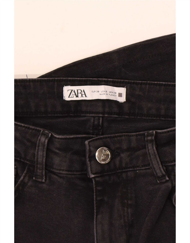 Zara Jean évasé pour femme EU 38 Small W28 L32 Noir