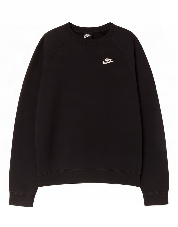 Nike Sweat-shirt surdimensionné pour femme UK 10 Petit Noir