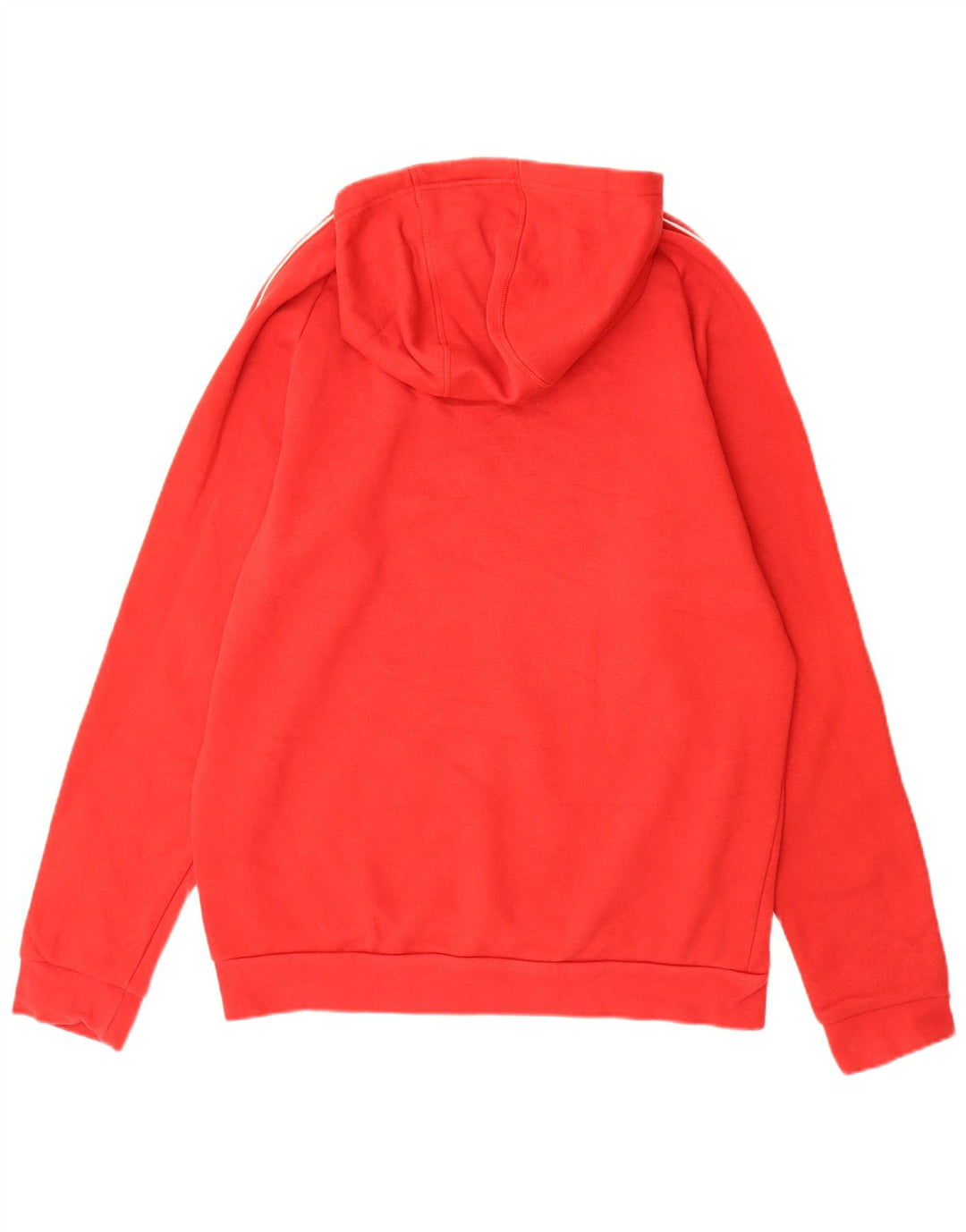 ADIDAS Pull à capuche pour homme en coton rouge Large