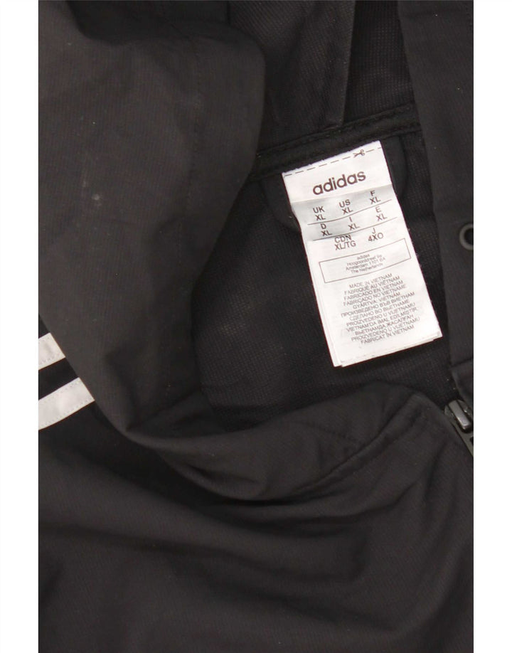 Adidas Veste de survêtement à capuche pour homme XL Noir Polyester