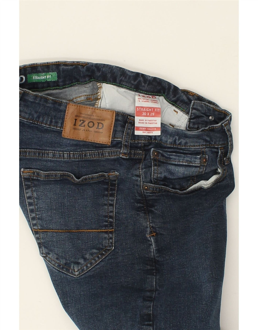 IZOD Womens Straight Jeans W30 L29 Blue Cotton Vintage Izod and Second-Hand Izod from Messina Hembry 