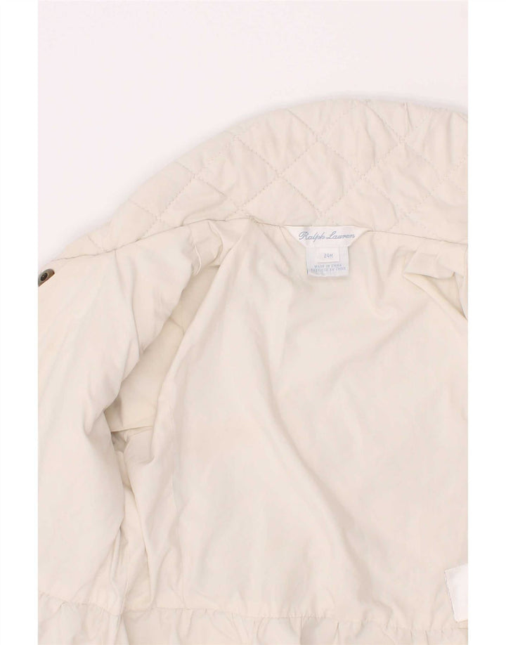 Ralph Lauren Veste matelassée bébé fille 18-24 mois Polyester blanc