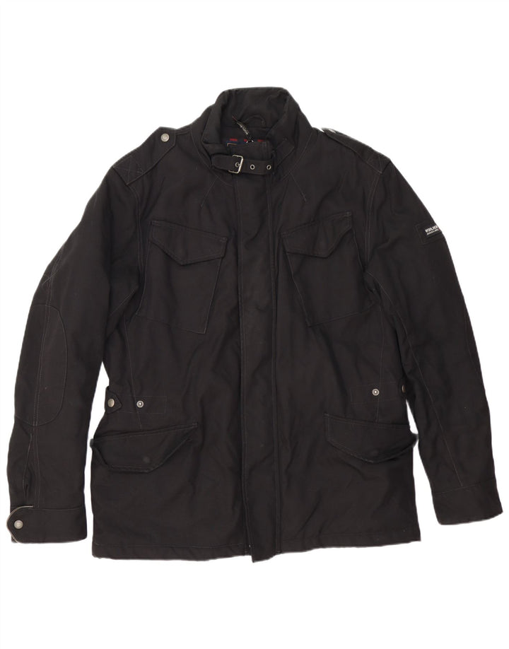Woolrich Veste militaire pour homme UK 40 Large Noir