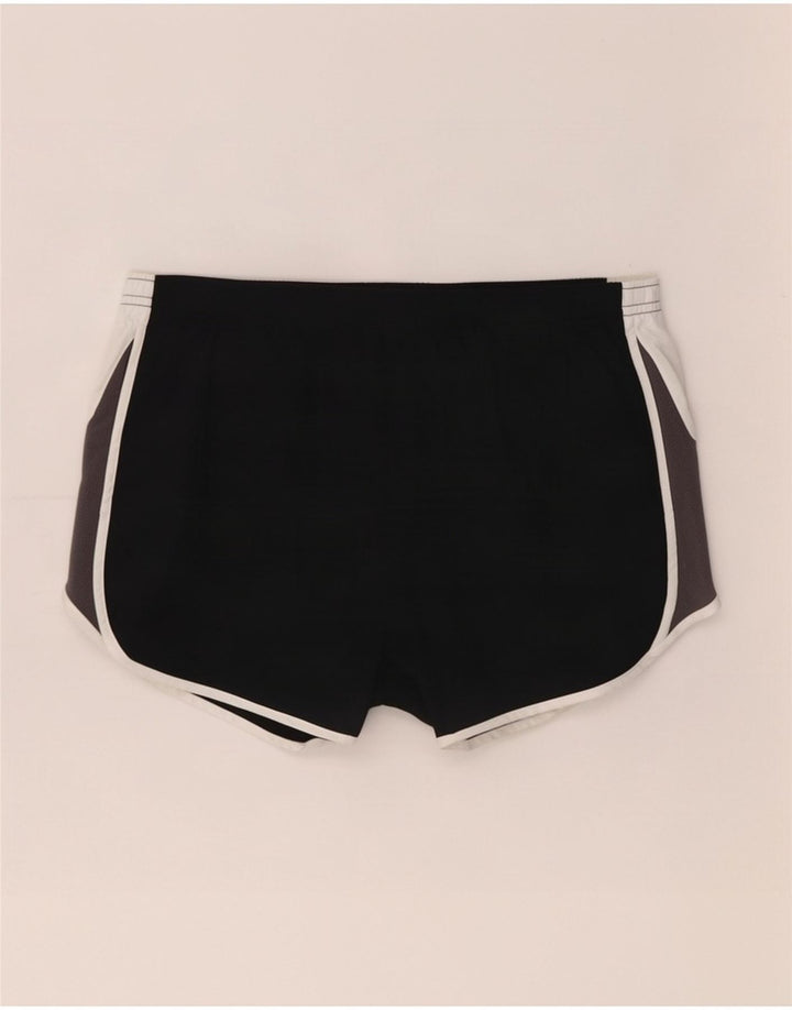 Nike Short de sport Dri Fit pour femme UK 14 Polyester color block noir moyen