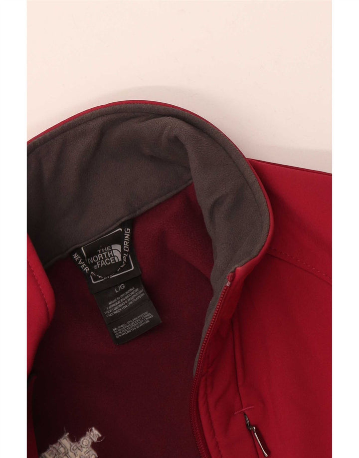 The North Face Veste coupe-vent pour femme UK 16 Large Rouge Polyester