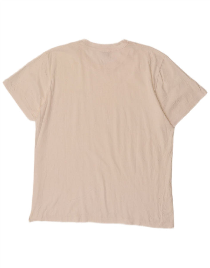 Fila T-Shirt Top XL Homme Blanc Cassé