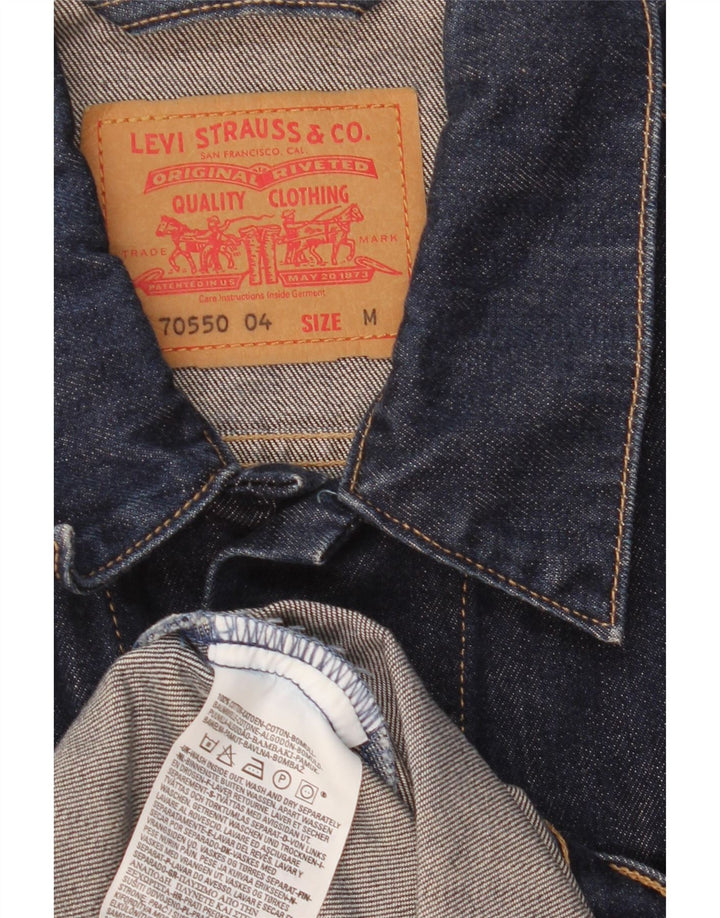 Levi's Veste en Jean Homme UK 38 Bleu Marine Moyen Coton