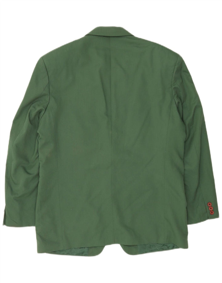 Marks & Spencer Veste blazer à 2 boutons pour homme UK 40 Vert moyen Polyester