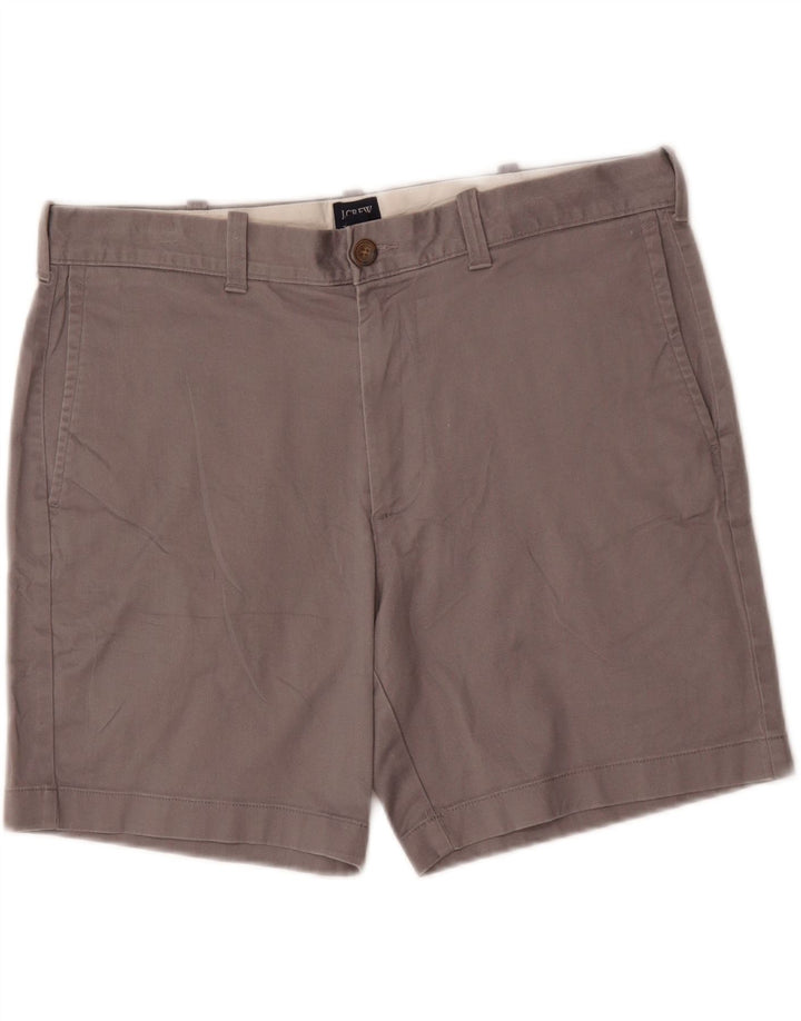 J. CREW Mens Chino Shorts W34 Large Grey Vintage J. Crew and Second-Hand J. Crew from Messina Hembry 
